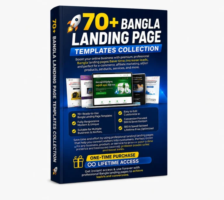 70+ Bangla Landing Page Tamplate